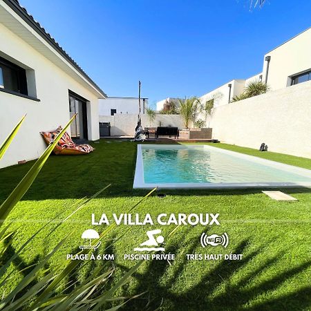 Villa Contemporaine Avec Piscine Chauffee Proche Des Plages Sauvian Eksteriør billede