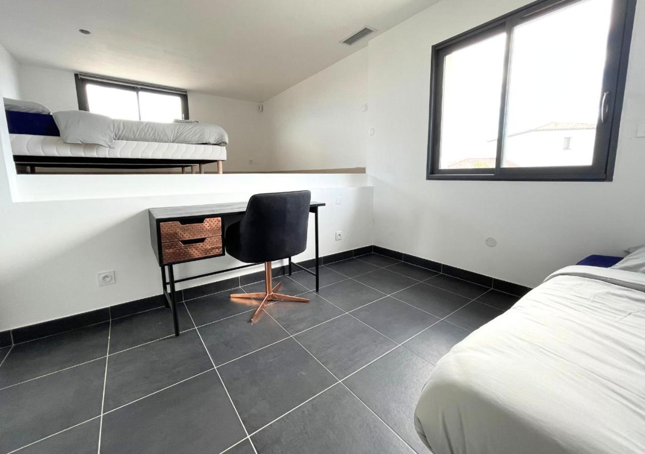 Villa Contemporaine Avec Piscine Chauffee Proche Des Plages Sauvian Eksteriør billede