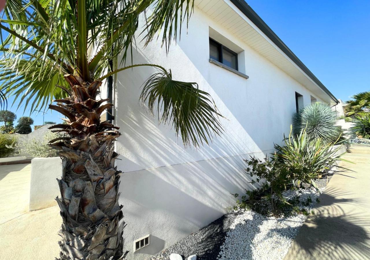Villa Contemporaine Avec Piscine Chauffee Proche Des Plages Sauvian Eksteriør billede