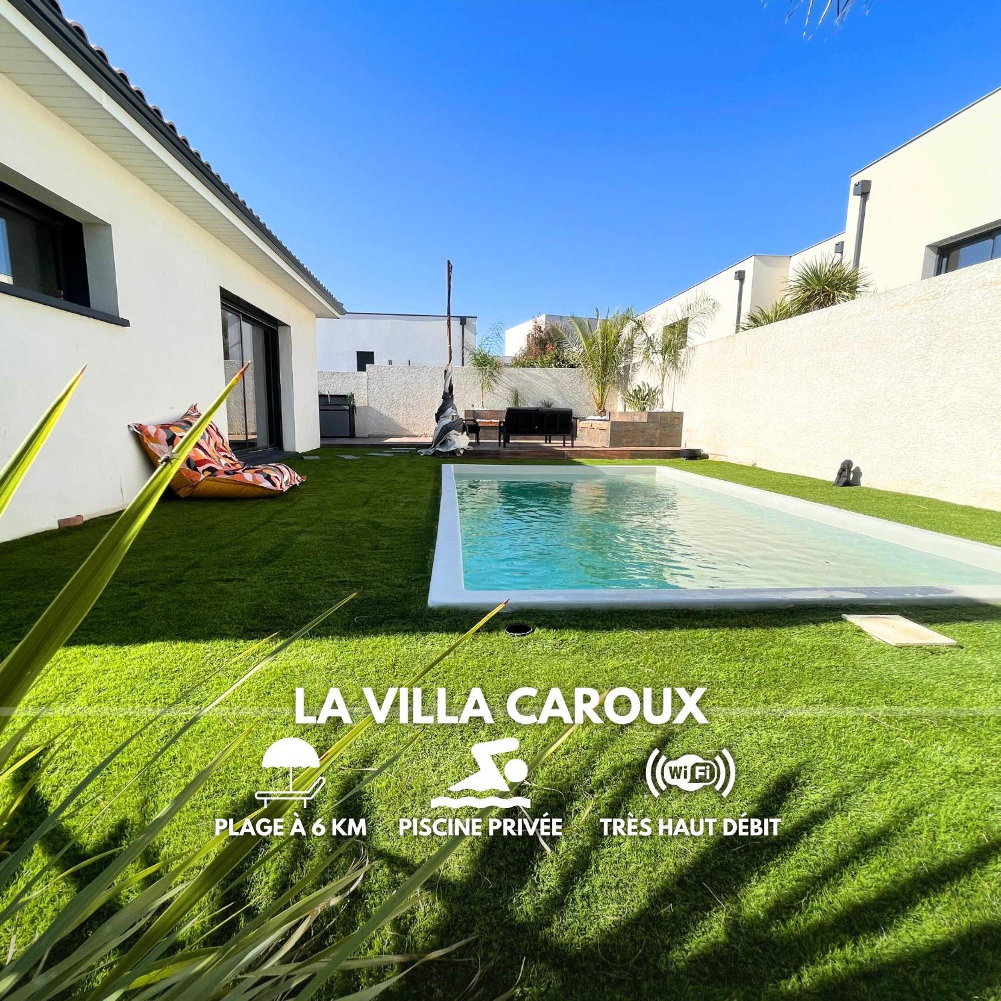 Villa Contemporaine Avec Piscine Chauffee Proche Des Plages Sauvian Eksteriør billede
